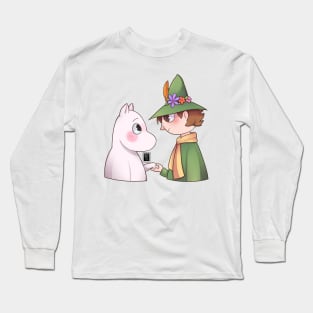 Moomin Troll and Snufkin Long Sleeve T-Shirt